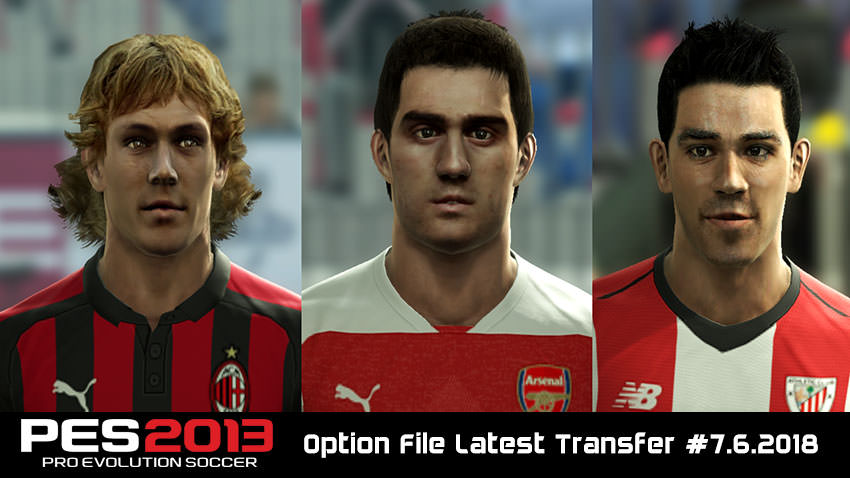 Patch PES 2013 Next Season 2018-19 the trails from July 7