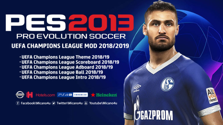 Лига чемпионов сезона 2018-19 для PES 2013